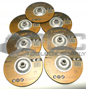 NEW LOT OF 7 BLACKSTONE 0825435 GRINDING WHEEL 7" X 1/4" X 5/8"-11