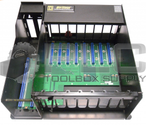 SQUARE D HRK-100 SY/MAX 8 SLOT RACK  SERIES C1
