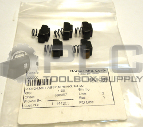 NEW DORNER 200300 SPRING T-NUT 1/4-20 5/PACK