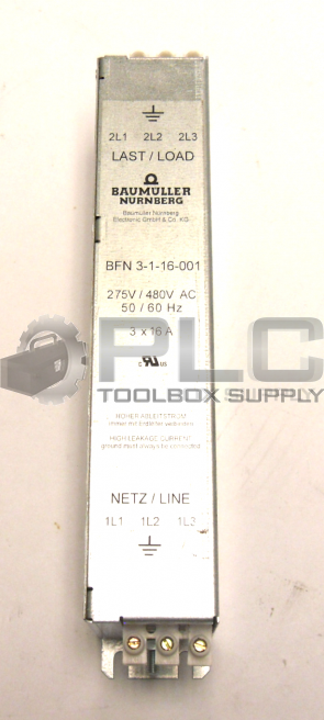 BAUMULLER NURNBERG BFN3-1-16-001 FILTER BFN 3-1-16-001