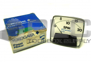 NEW YOKOGAWA 254400FAFA8AHR PANEL METER 0-20