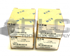 NEW LOT OF 4  EATON HT8B CONTACT BLOCKS 