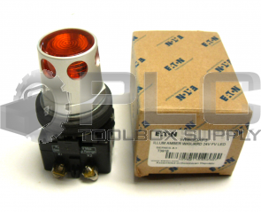 NEW EATON HT8GDAF3 PUSH BUTTON AMBER 