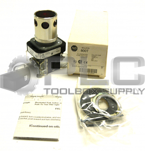 NEW ALLEN BRADLEY 800T-QAH24R /T PUSH BUTTON RED 