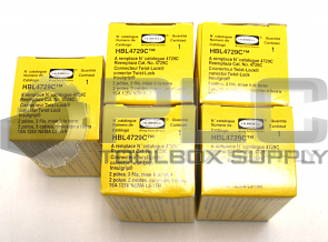 LOT OF 5 NEW IN BOX HUBBELL HBL4729C CONNECTOR