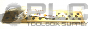 NEW SEALED LAMINA L316-96G WEARSTRIP ALUMINUM BRONZE DRILLED .375 X 2.0 X 12 