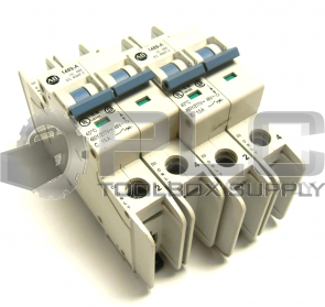 LOT OF 2 ALLEN BRADLEY 1489-A2C150  /A  CIRCUIT BREAKER 2 POLE 15A