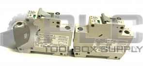 LOT OF 2 ALLEN BRADLEY 1492-SPU1C200 CIRCUIT BREAKER 