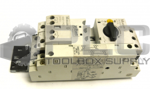 MOELLER PKZM0-10 MOTOR STARTER W/ SE00-11-PKZ0 COIL AND NHI2-11S-PKZ0 CONTACT