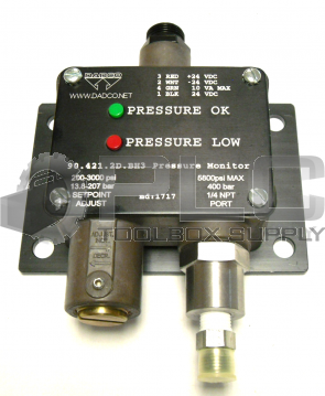 NEW BARKSDALE 9048-4-N PRESSURE SWITCH 200-3000PSI