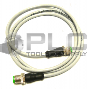 NEW AUTOMATION DIRECT CDP12-0B-010-AA 12MM AXIAL FEMALE TO AXIAL MALE 4 POLE
