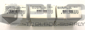 LOT OF 3 SEALED NEW AUTOMATION DIRECT KN-L5-BLANK MARKING TAGS 5X5 500PCS