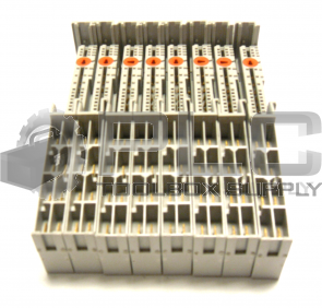 LOT OF 8 ALLEN BRADLEY 1734-MB /A MODULE MOUNTING BASE 