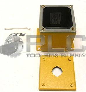 NEW SAGINAW CONTROL SCE-1PBX YELLOW PUSH BUTTON