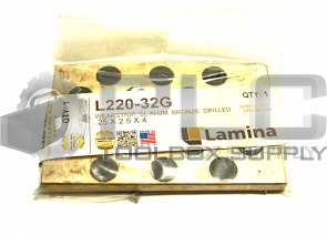 NEW LAMINA L220-32G BRONZE DRILLED WEAR STRIP 