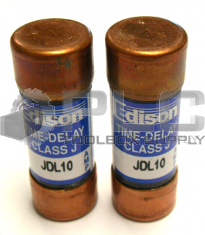 NEW LOT OF 2 EDISON JDL10 TIME RELAY CLASS J FUSE TYPE D