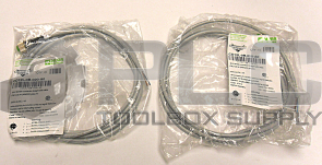 NEW LOT OF 2 AUTOMATION DIRECT CD12L-0B-020-A0 FEMALE CONNECTOR STRIGHT W/CABLE