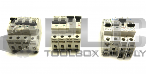 MIXED LOT OF 12 EATON AND MOELLER CIRCUIT BREAKERS FAZ-S3 FAZ-C6 FAZ-C10 FAZ-C20