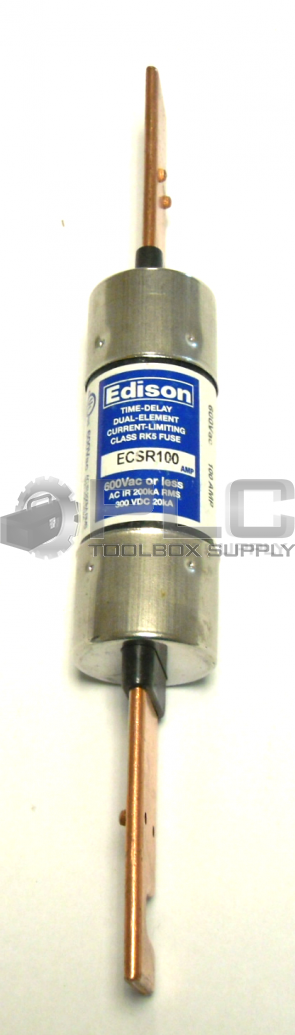 EDISON ECSR100 TIME-DELAY DUAL ELEMENT CURRENT LIMITING CLASS RK5 FUSE