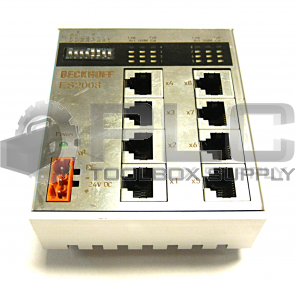 BECKOFF ES2008-0000 ETHERNET SWITCH 8 PORT 