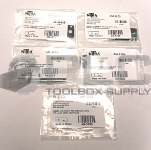 NEW LOT OF 5 NITRA AM-52GS MANIFOLD GASKET AND SCREW REPLACEMENT PARTS 