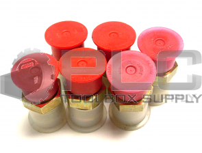 NEW LOT OF 6 PARKER 9/16" 5/8" FLARE MALE UNION