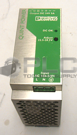PHOENIX QUINT-PS-100-240AC/24DC/5 POWER SUPPLY 