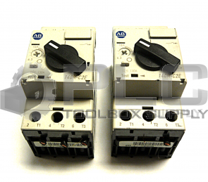 LOT OF 2 ALLEN BRADLEY 140M-C2E-C10 /B MOTOR PROTECTOR CIRCUIT BREAKER SER B 