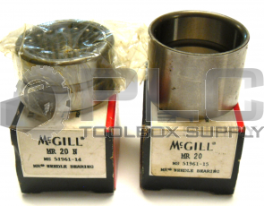 NEW LOT OF 2 MCGILL MR-20-N & MR-20 NEEDLE BEARING 