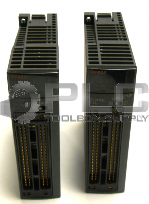 LOT OF 2  MITSUBISHI QY42P OUTPUT MODULE 64 POINT