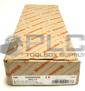 NEW LOT OF 94 WEIDMULLER 1020000000 TERMINAL BLOCK WDU 2.5