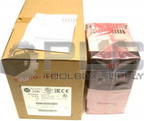 NEW ALLEN BRADLEY 22B-V2P3N104 POWERFLEX 40- 0.4 KW (0.5 HP) AC DRIVE SERIES A
