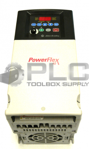 ALLEN BRADLEY 22B-E019N104/A DRIVE POWERFLEX 40 3-PHASE 460-600V 48-63HZ