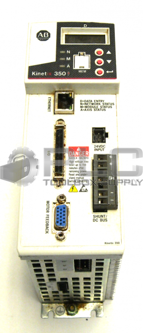 ALLEN BRADLEY 2097-V34PR3-LM SERVO DRIVE SERIES A KINETIX 350 *FOR PARTS/REPAIR*