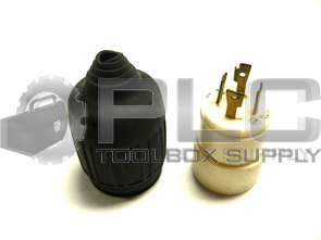 NEMA L17-30 PLUG W/ HUBBELL RUBBER COVER 56371