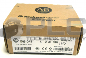 NEW SEALED ALLEN BRADLEY 1769-OA16 OUTPUT MODULE SER A REV 2 COMPACT I/O