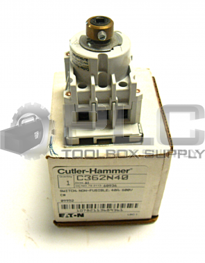 NEW CUTLER HAMMER C362N40 SWITCH 