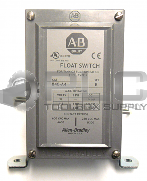 NEW ALLEN BRADLEY 840-A4 FLOAT SWITCH SER B