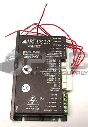 ADVANCED MOTION CONTROLS PWM SERVO AMPLIFIER 