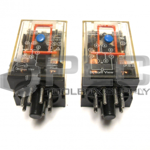 LOT OF 2 OMRON MK2P-S RELAY 