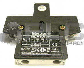 MOELLER DIL M 820-XHI AUXILLARY CONTACT 