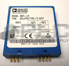 ANALOG DEVICES 5B37-J-01 ISOLATED TYPE J TC INPUT MODULE