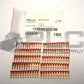 NEW LOT OF 10 DINNECTORS DN-12JL14-A TERMINAL BLOCK JUMPER