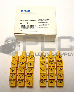 NEW IN BOX LOT OF 10 CUTLER HAMMER WMZT3PSHROUD MINIATURE CIRCUIT BREAKER SHROUD