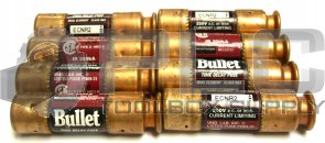 NEW LOT OF 8 BULLET ECNR2  DUAL ELEMENT TIME-DELAY FUSE CLASS RK5