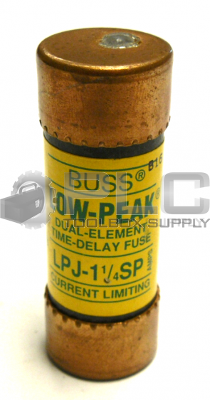 NEW BUSS LPJ-11/4SP LOW-PEAK DUAL ELEMENT TIME-DELAY FUSE 