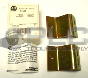 NEW ALLEN BRADLEY 1492-N25/A 2 PCS TERMINAL MOUNTING BLOCK