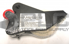 NEW BRADY 2-8254-00 BLACK ON WHITE B580 CARTRIDGE 64826 