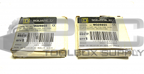 NEW LOT OF 2 SQUARE D MG26925 AUXILIARY CONTACT 