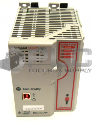 ALLEN BRADLEY 1769-L30ERMS /A PLC CONTROLLER COMPACTLOGIX DUAL ETHERNET 